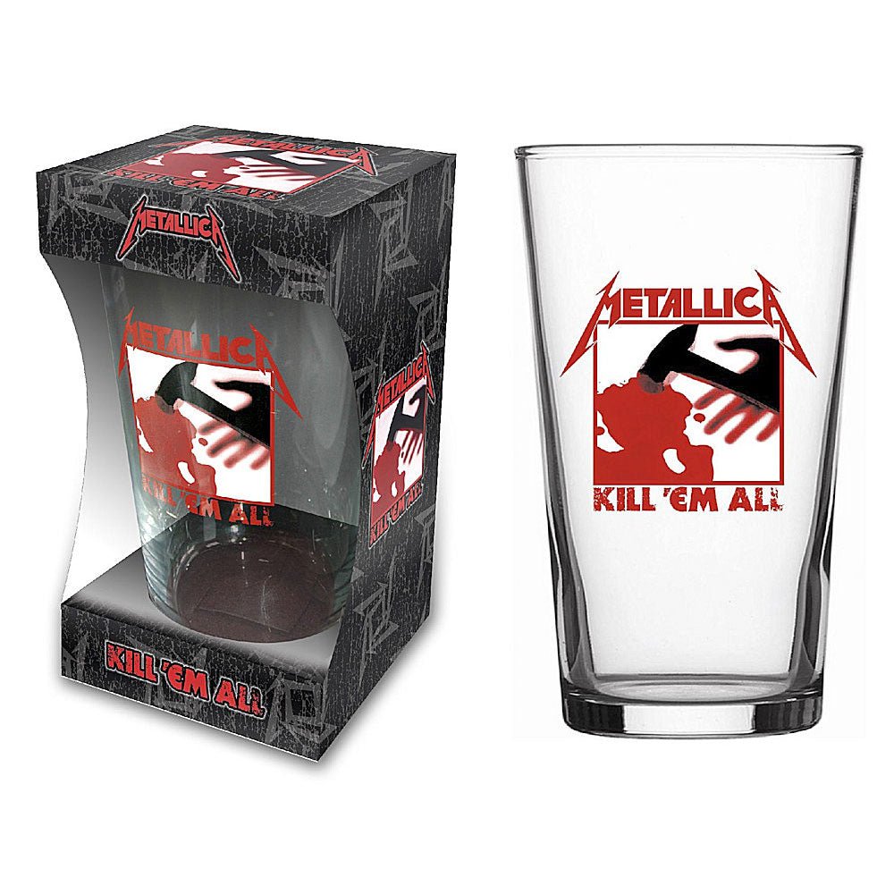 METALLICA メタリカ - Kill ‘Em All / Beer Glass / 食器・グラス - PGS